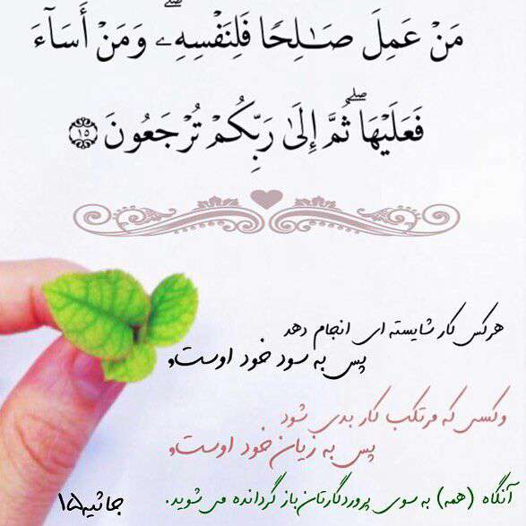 سوره جاثیه آیه 15